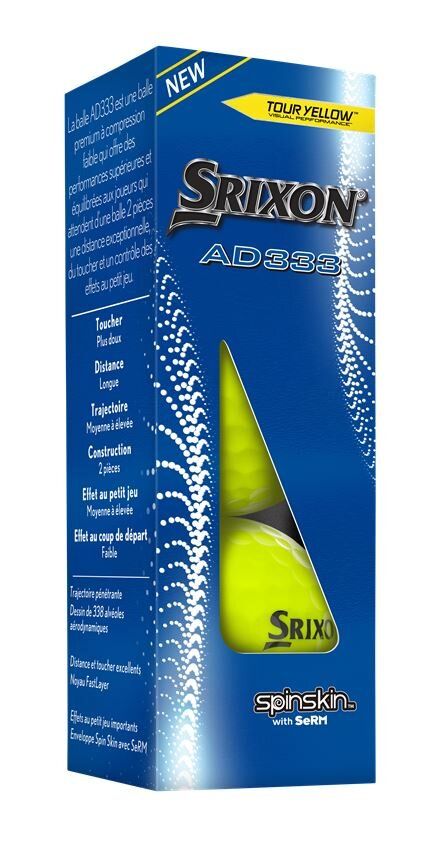 Srixon AD333 Fluo - Golfballetjes (3st)