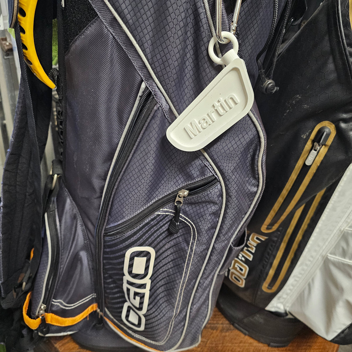 Gepersonaliseerde golftas tag met naam – foto 2