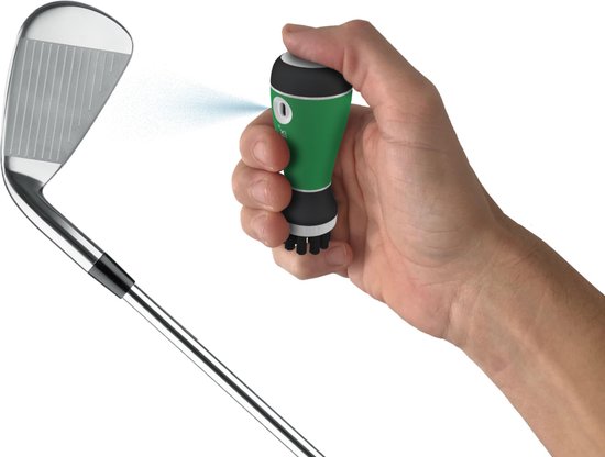 Pitchfix AquaBrush groen, golfclubborstel met waterspray – foto 2