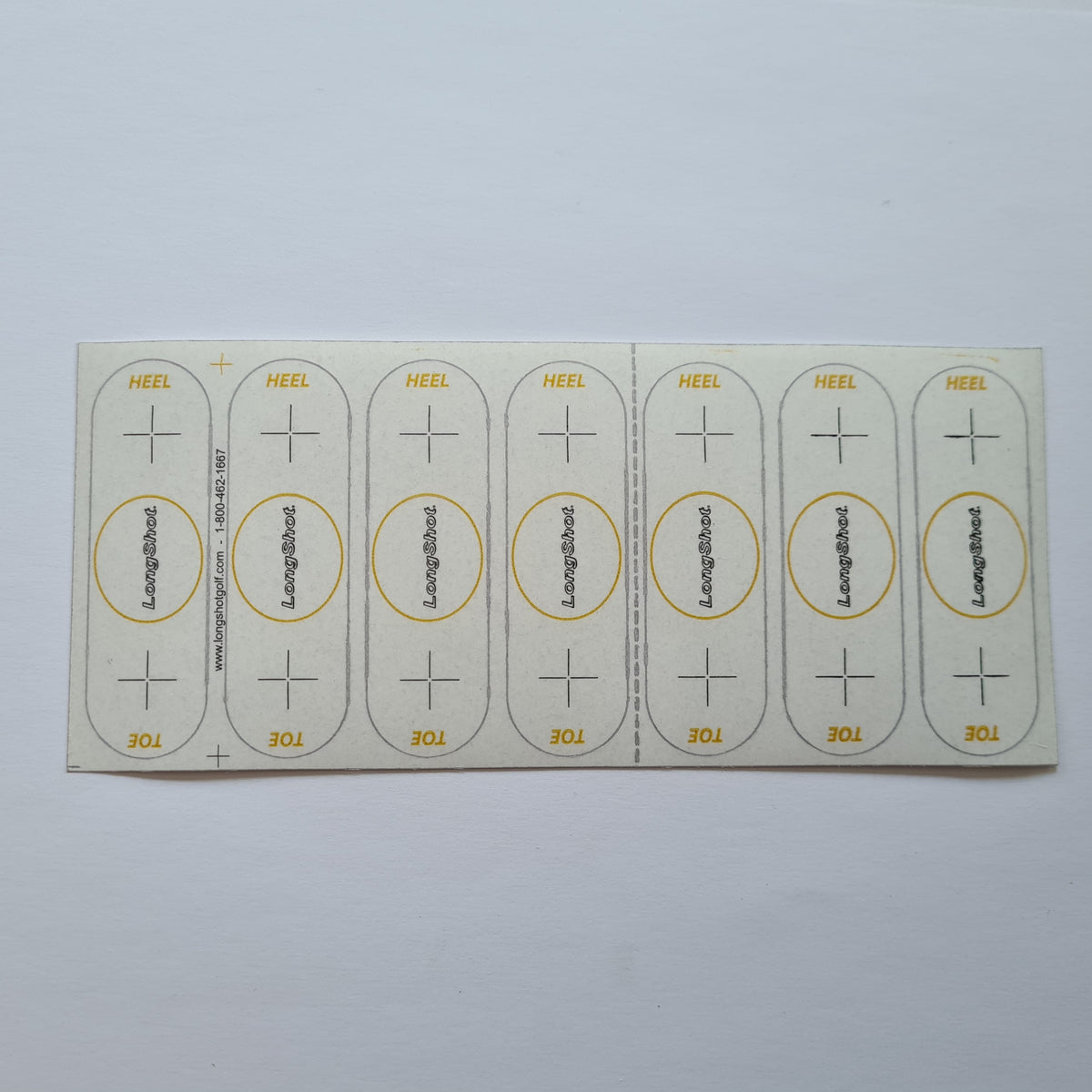 Impact labels voor putter, 350 stickers